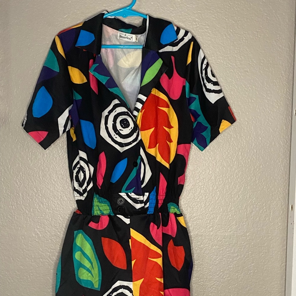 Stranger Things season three 11 button up jumpsuit. (With pockets)